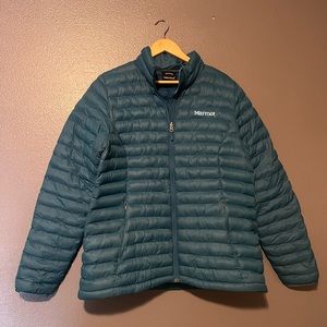 Marmot blue puffer jacket